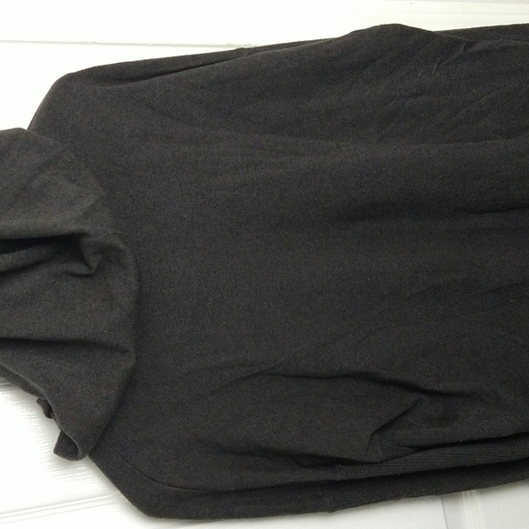 $Cyrus dark grey hooded pullover lightweight pocket ribbed sleeve sweater Size S - Picture 9 of 9